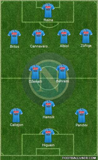 Napoli Formation 2013