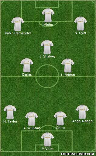 Swansea City Formation 2013