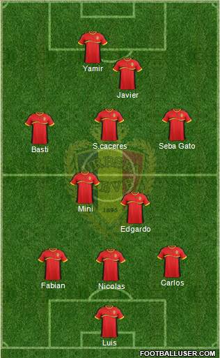 Belgium Formation 2013