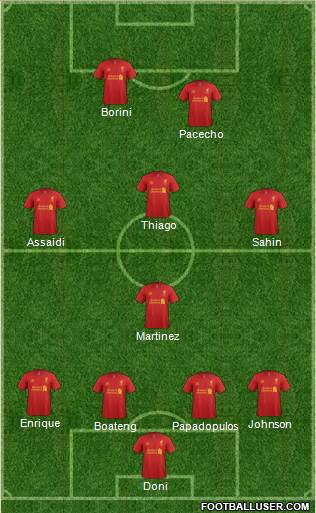 Liverpool Formation 2013