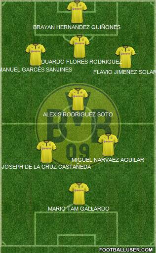 Borussia Dortmund Formation 2013