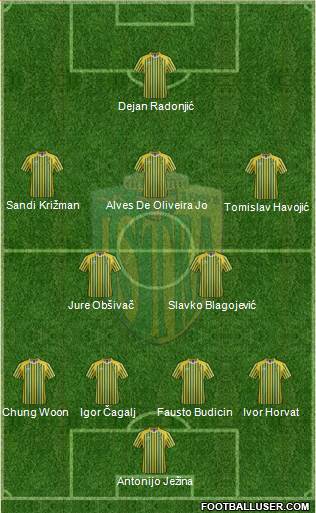 NK Istra 1961 Formation 2013