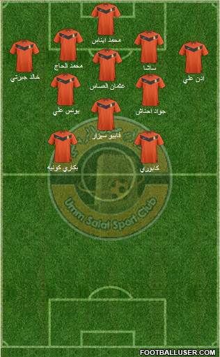 Umm-Salal Sports Club Formation 2013