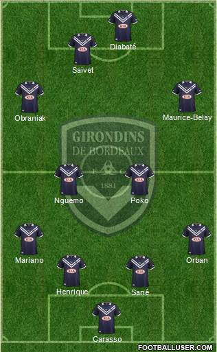 FC Girondins de Bordeaux Formation 2013