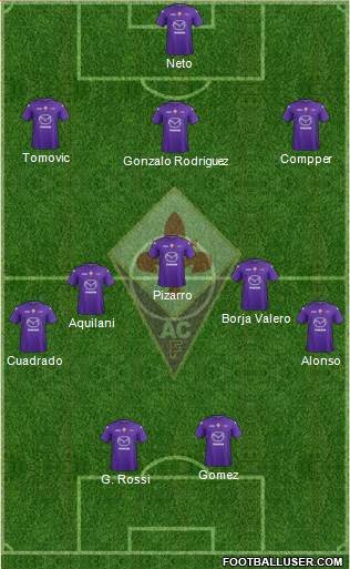 Fiorentina Formation 2013