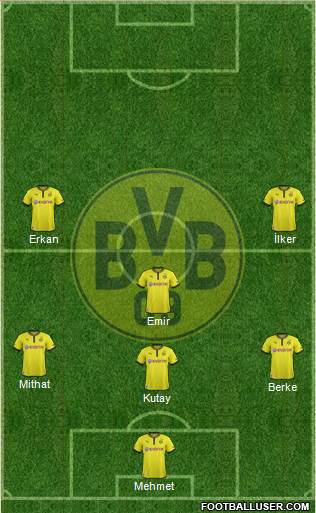 Borussia Dortmund Formation 2013