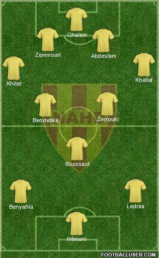 Nasr Athletic Hussein-Dey Formation 2013