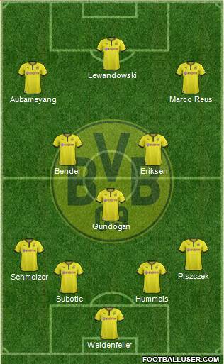 Borussia Dortmund Formation 2013