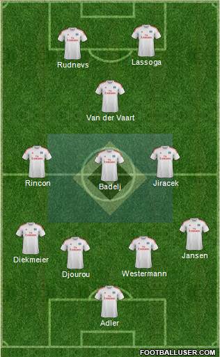 Hamburger SV Formation 2013