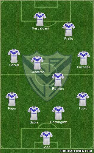 Vélez Sarsfield Formation 2013