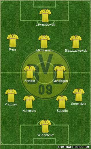 Borussia Dortmund Formation 2013