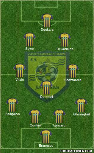 Juve Stabia Formation 2013
