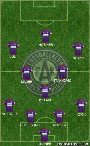 FK Austria Wien Formation 2013