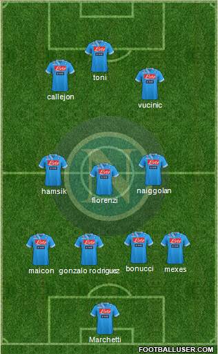 Napoli Formation 2013
