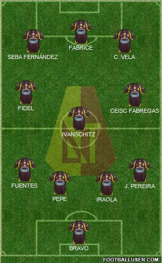 CC Deportes Tolima Formation 2013