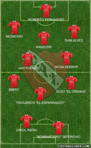 Independiente Formation 2013