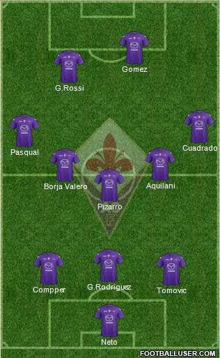 Fiorentina Formation 2013