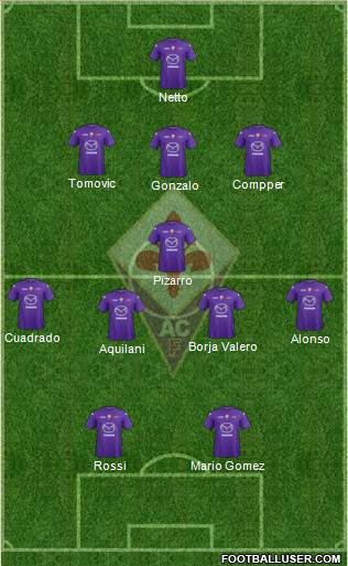 Fiorentina Formation 2013
