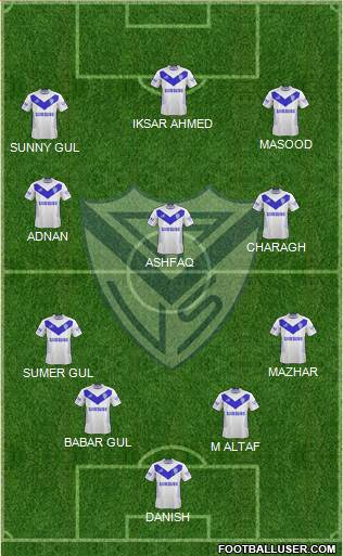 Vélez Sarsfield Formation 2013