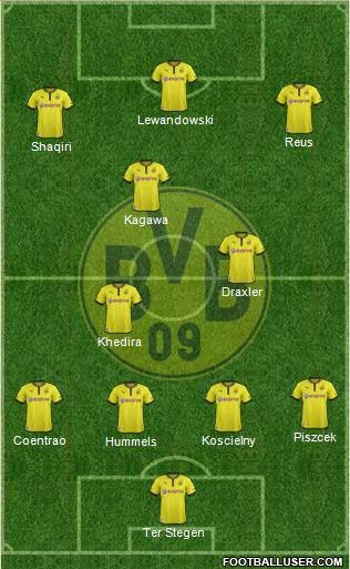 Borussia Dortmund Formation 2013