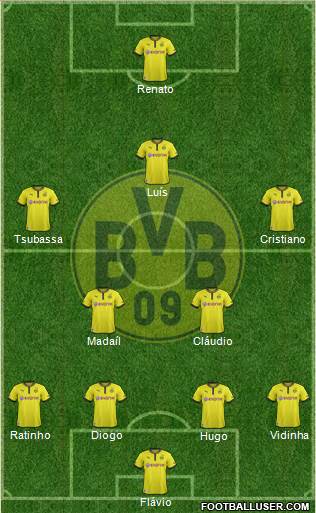 Borussia Dortmund Formation 2013