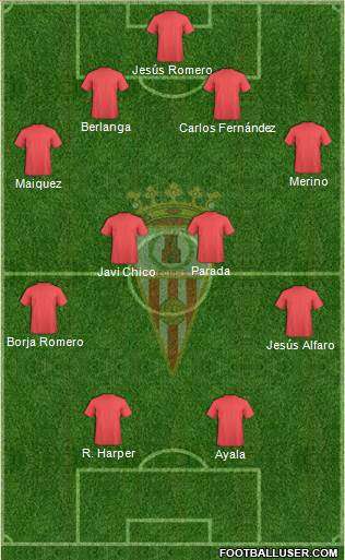 Algeciras C.F. football formation