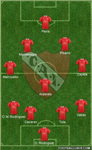 Independiente Formation 2013