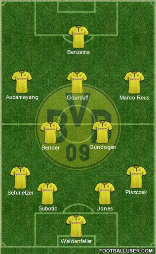 Borussia Dortmund Formation 2013