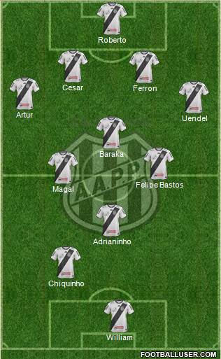 AA Ponte Preta Formation 2013