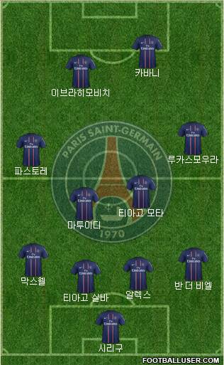 Paris Saint-Germain Formation 2013