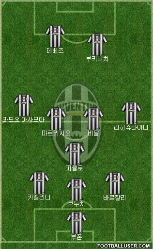 Juventus Formation 2013