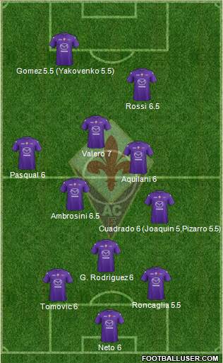 Fiorentina Formation 2013