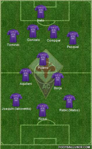 Fiorentina Formation 2013