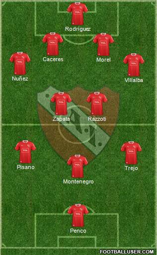 Independiente Formation 2013