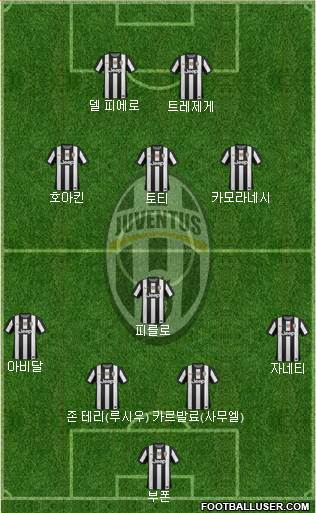 Juventus Formation 2013