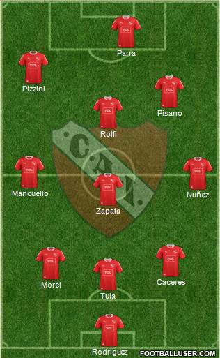 Independiente Formation 2013