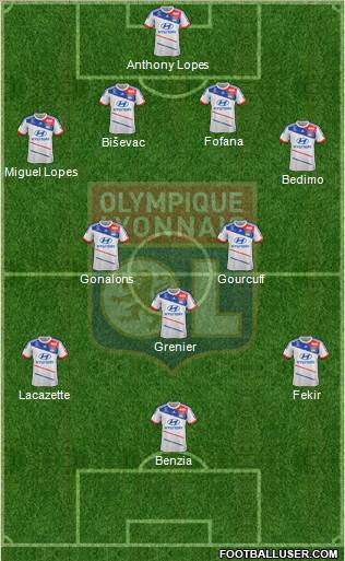 Olympique Lyonnais Formation 2013