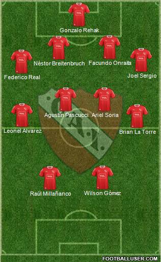 Independiente Formation 2013