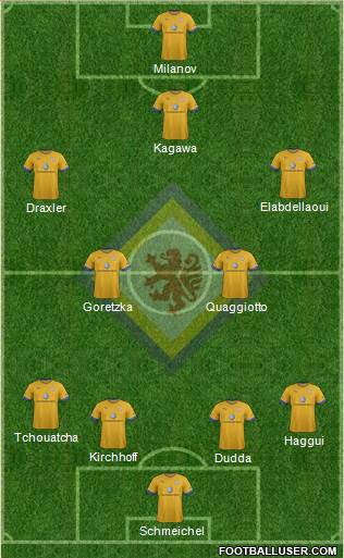 Braunschweiger TSV Eintracht Formation 2013