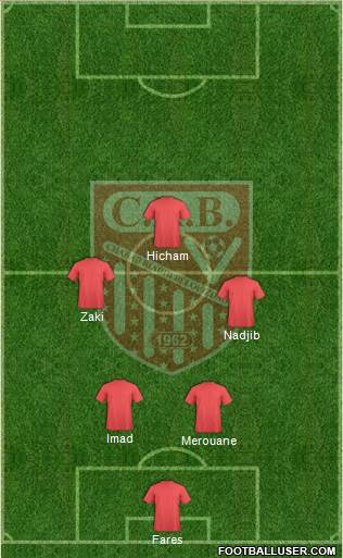 Chabab Riadhi Belouizdad football formation