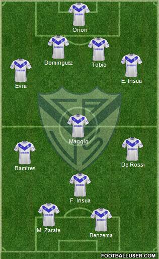 Vélez Sarsfield Formation 2013