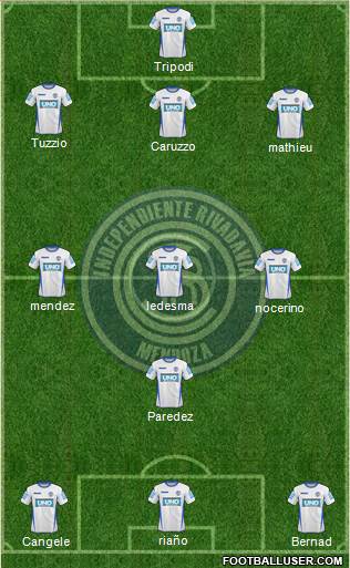 Independiente Rivadavia de Mendoza Formation 2013