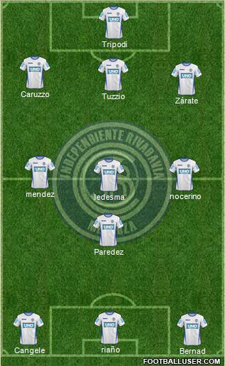 Independiente Rivadavia de Mendoza Formation 2013