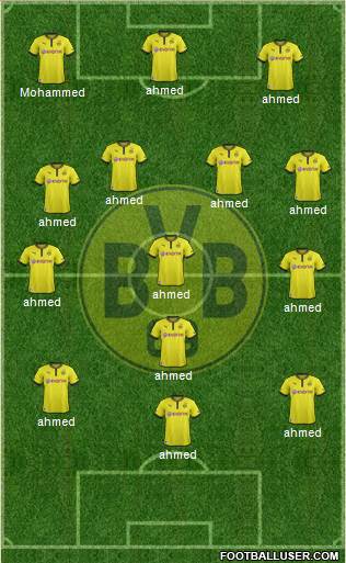 Borussia Dortmund Formation 2013