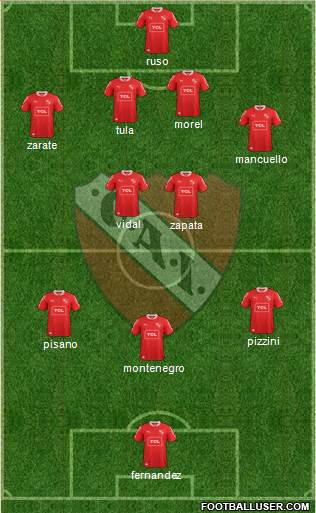 Independiente Formation 2013