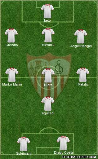 Sevilla F.C., S.A.D. Formation 2013