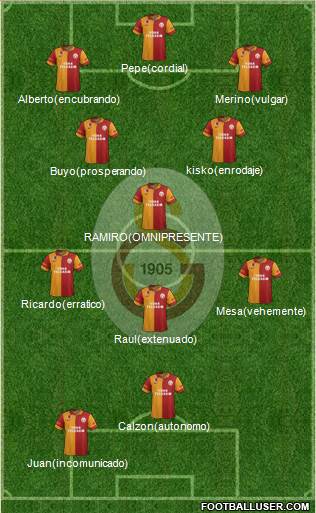 Galatasaray SK Formation 2013