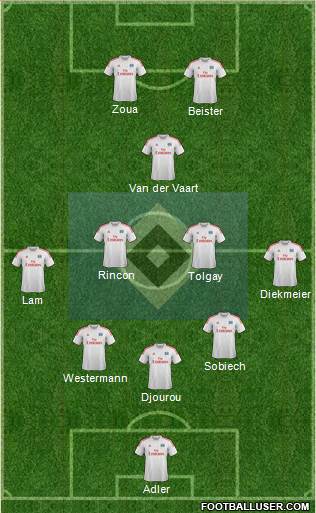 Hamburger SV Formation 2013