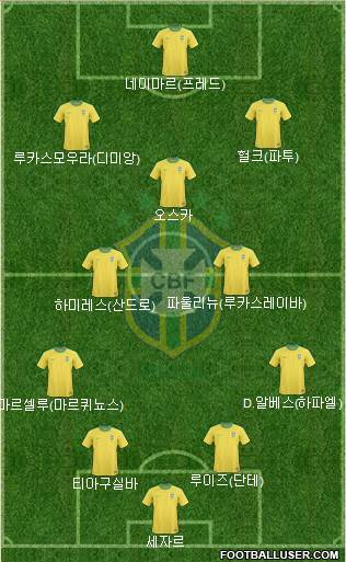 Brazil Formation 2013