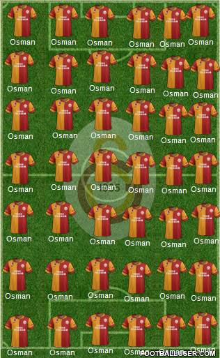 Galatasaray SK Formation 2013